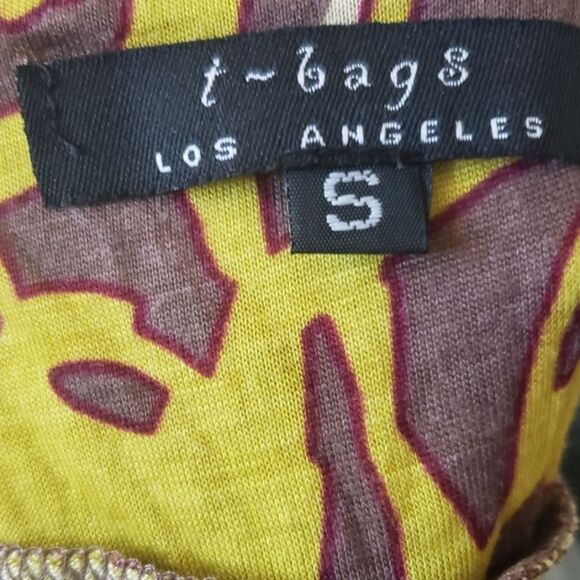 T-Bags Los Angeles Flutter Sleeve Empire Waist Soft Small - Picture 4 of 6